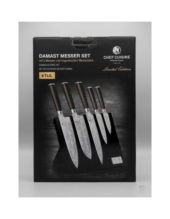 Набор ножей набір ножів из Дамасской стали Chef Cuisine Германия