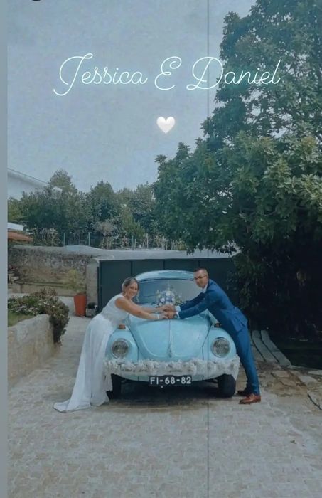 Carocha 1971 Azul Bebé – O "Bluemotion" para o seu Casamento