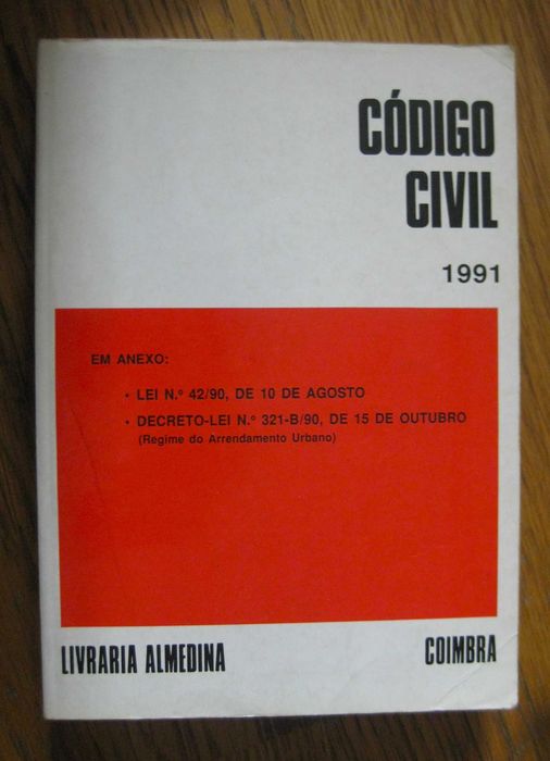 Livro Código Civil 1991