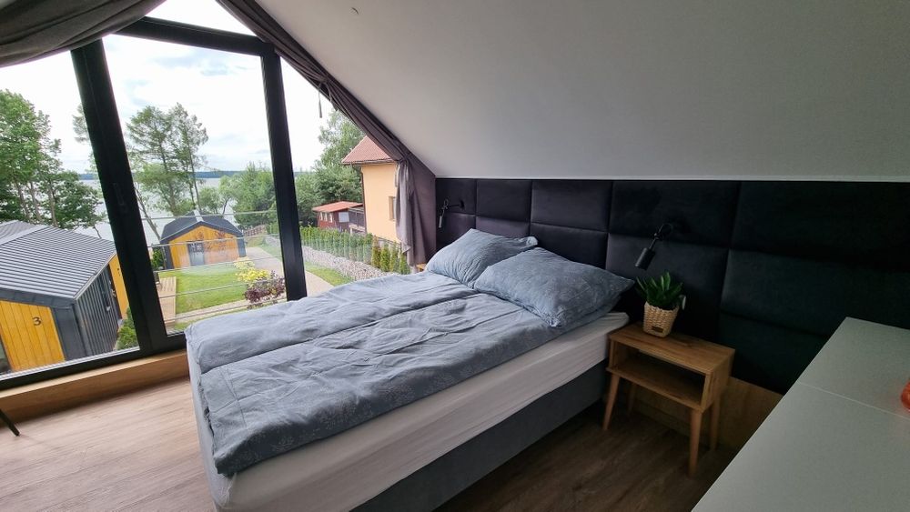 Domek Nad Jeziorem 6-8os. Mazury, Kruklanki, plaża, sauna, bania