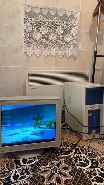 Продам компʼютер самсунг системний блок клавіатуру монітор б/у дешево