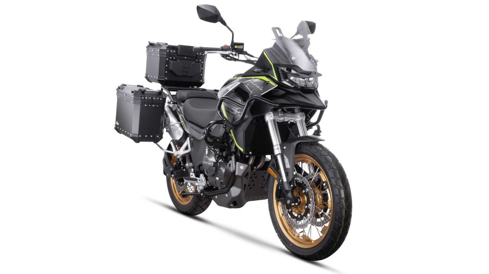 Motocykl Junak RX 600 z kuframi - dostawa
