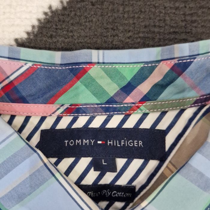 Tommy Hilfiger oryginalna koszula kratka   L