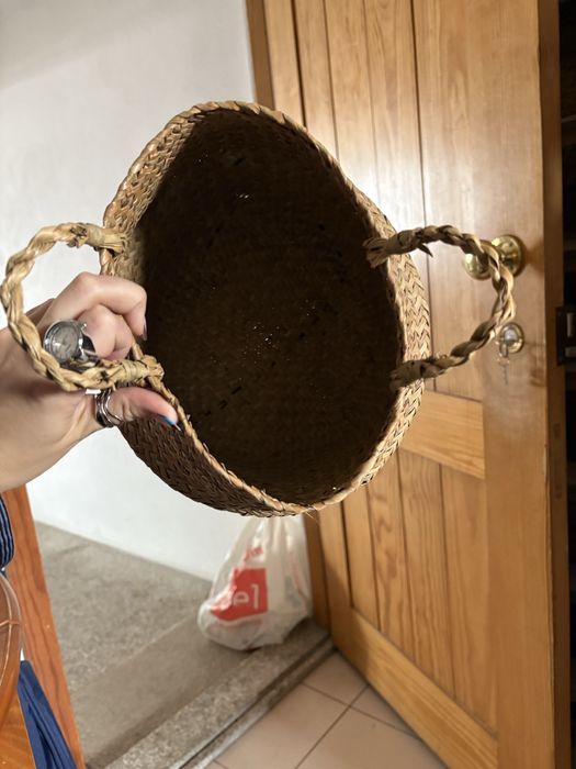 Cesto natural decorativo