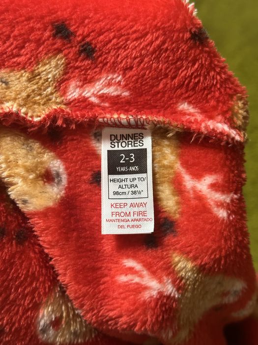 Пухнастий ромпер піжама чоловічок 2-3 роки 98 см