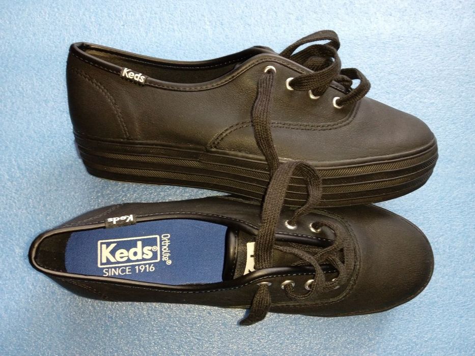 Шкіряні кеди на платформі Keds Triple,кеды,обувь,кожа,новые