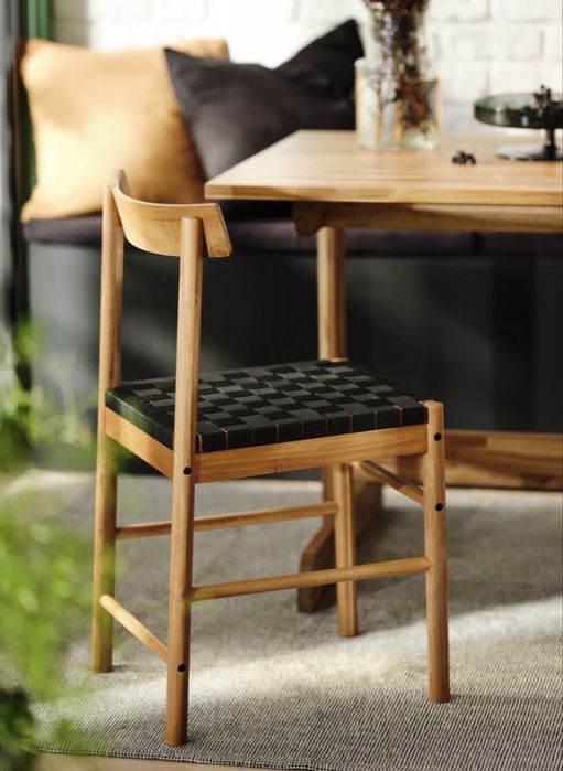 Krzesła Ikea Nackanas akacja