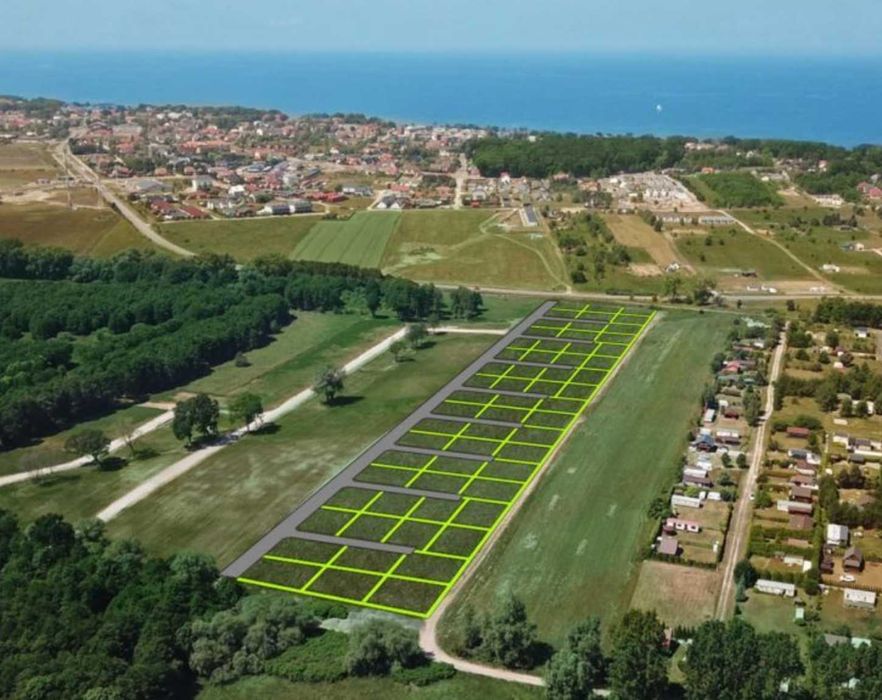 Sprzedaż działki  w Rewalu możliwe raty prąd oraz drogi utwardzone