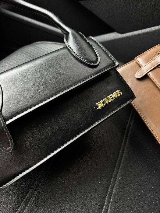 Сумка Jacquemus Le Chiquito Long Boucle Black. Сумка жакмюс