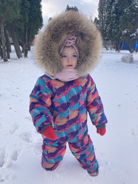 Зимовий костюм курточка і напів комбінезон  Teplee net 92-98 2-3 роки