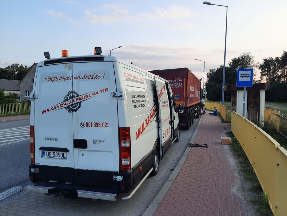 Mobilny Serwis TIR 24, wulkanizacja, maszyny rolnicze i budowlane