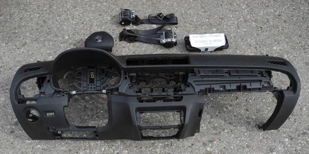 Kit de airbag, cintos de segurança e tablier para Skoda Fabia 4