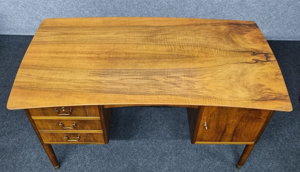 Biurko Teak Dania lata 60 Mid Century.