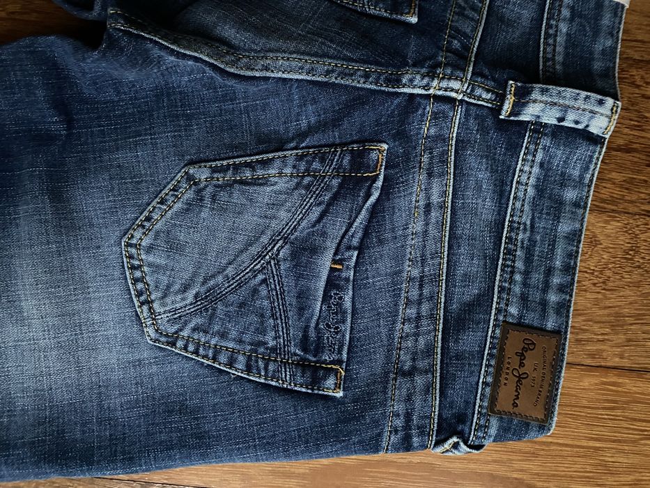 Jeansy spodnie Pepe Jeans Olympia, straight leg, 25/32, NOWE