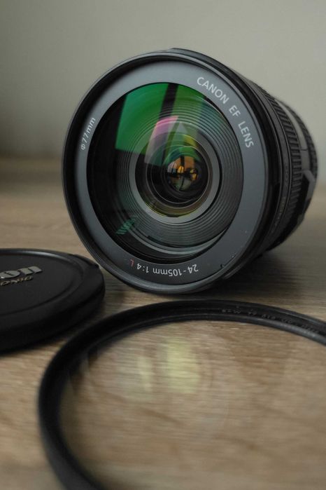 Об'єктив Canon EF 24-105mm f/4 IS USM + захисний фільтр B+W