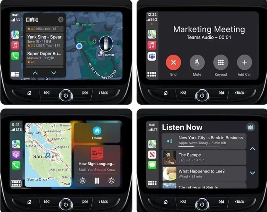 Adapter bezprzewodowy CarPlay Plug&Play iOS 10+ do samochodów z przewodowym CarPlay
