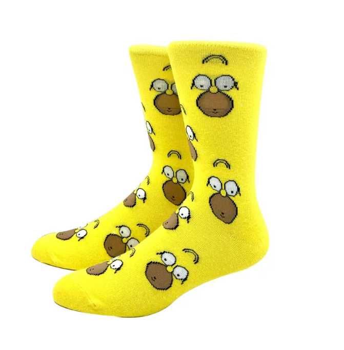 Meias de Desenho animado  (disney/marvel/simpson) NOVO ENVIO GRÁTIS