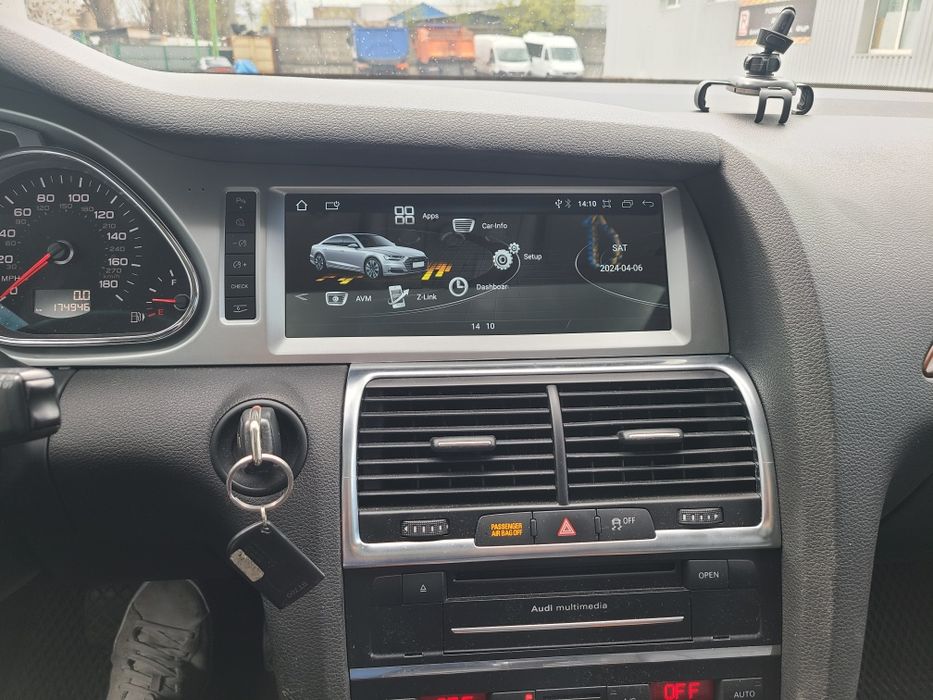 Автомагнітола для Audi Q7 8/64GB візьміть в дорогу Waze та YouTube Music