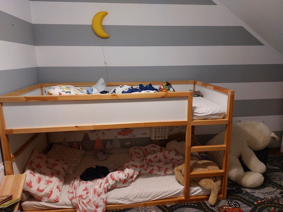 Łóżko piętrowe KURA IKEA