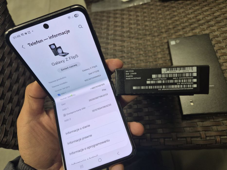 Samsung Galaxy Z Flip 5,  256GB,  nie ma blokada