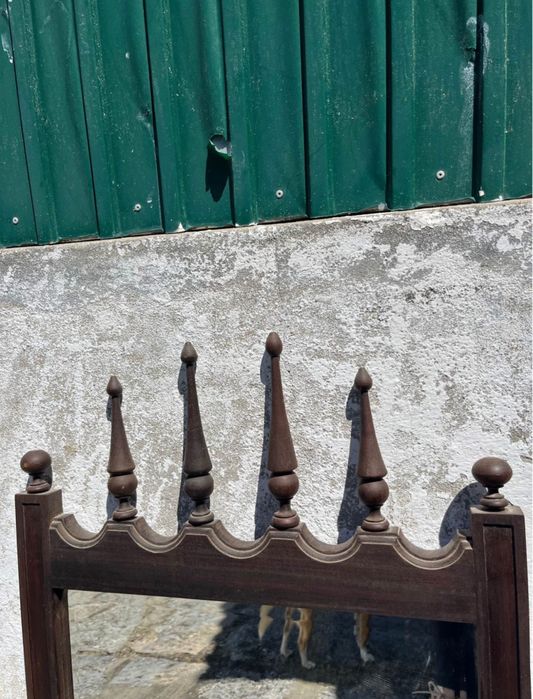 Espelho de parede madeira