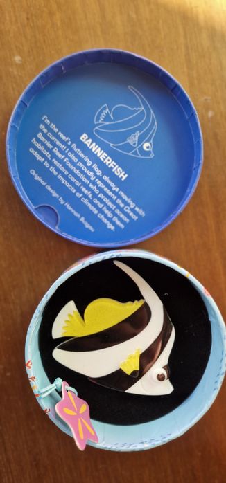 Broszka erstwilder ryba skalar bannerfish akrylowa