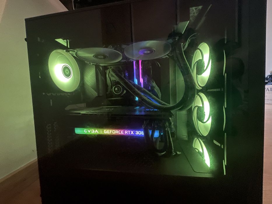 PC Gaming com 2 monitores/acessórios e cadeira