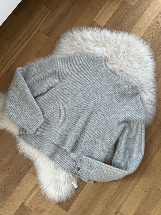 Szary sweter, h&m, M