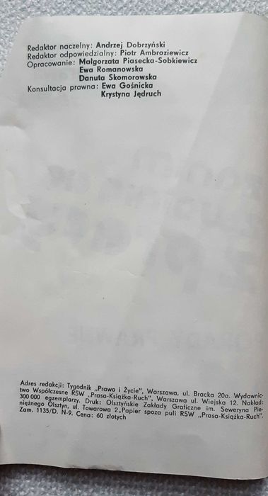 Książka "Zanim zwolnią cię z pracy porady prawne"