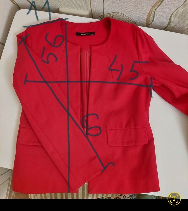 Червоний піджак 38 р М Reserved