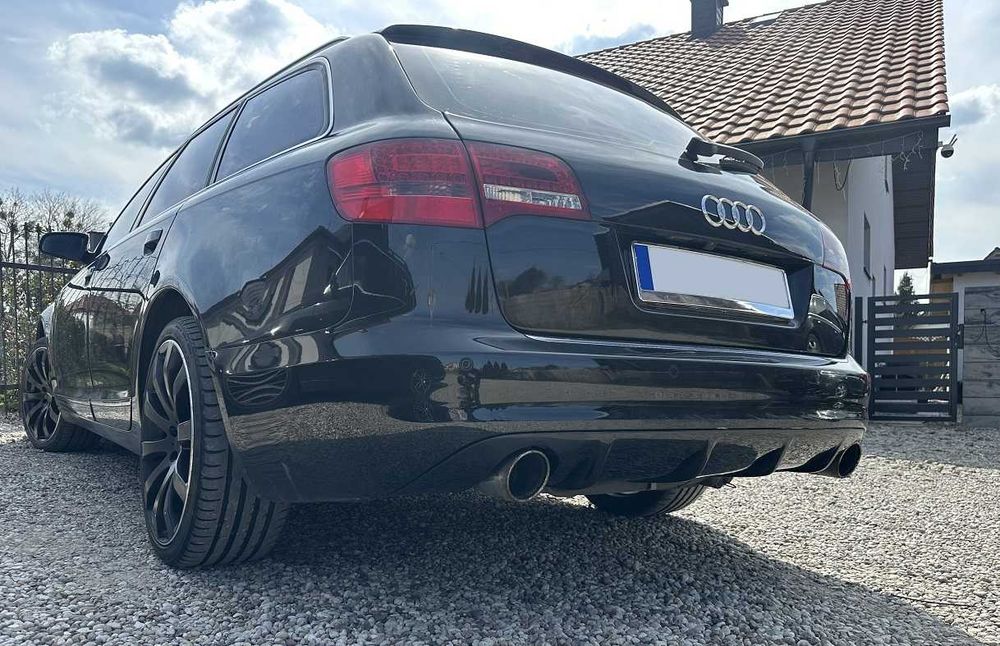 Dyfuzor zderzaka tył Audi A6 C6 2009 -2011 ver 1 TFB TUNING