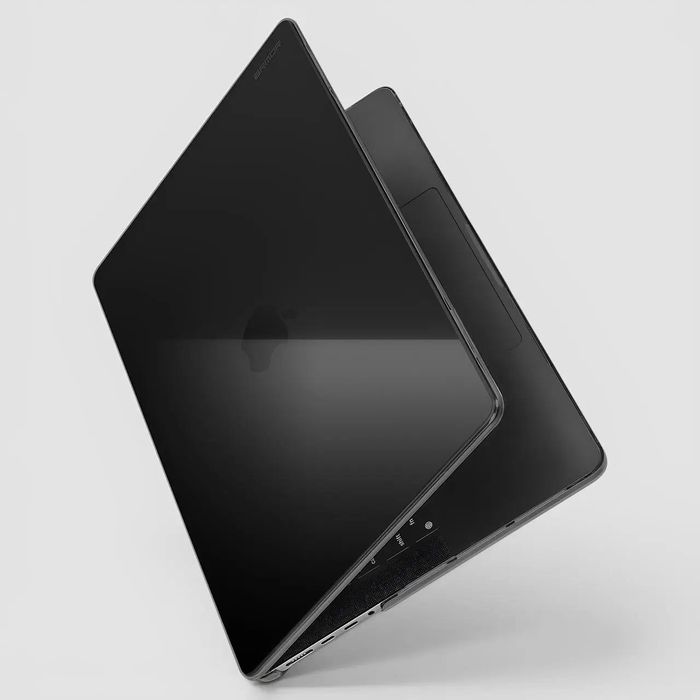 Чохол-накладка ArmorStandart Crystal для MacBook Air / Pro / Neo | Чехол на Макбук Эйр / Про / Нео ₴| Чорний чохол на ноутбук Apple MacBook