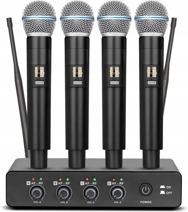 DEPUSHENG R4 Profesjonalny Bezprzewodowy System Mikrofonów UHF Do Kara