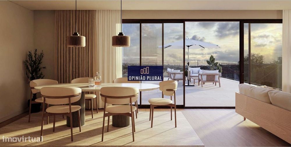 T1 Novo de Luxo com Varanda e Garagem | Haven Terrazza  Valbom