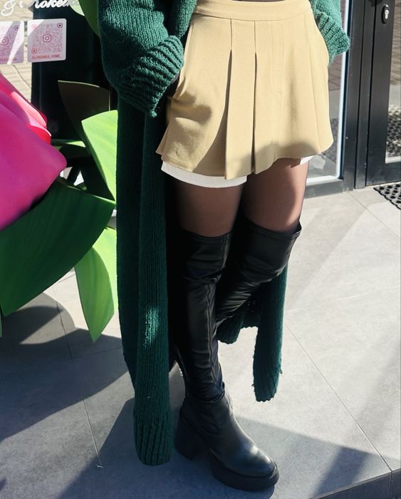 Чоботи ботфорти високі Zara