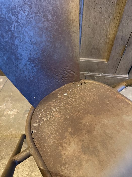 Cadeira de ferro esplanada vintage