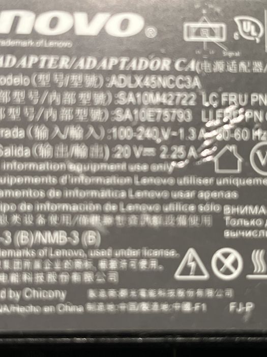 Zasilacz laptop lenovo Thinkpad