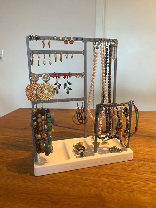 Suporte para joias, brincos, colares, pulseiras etc