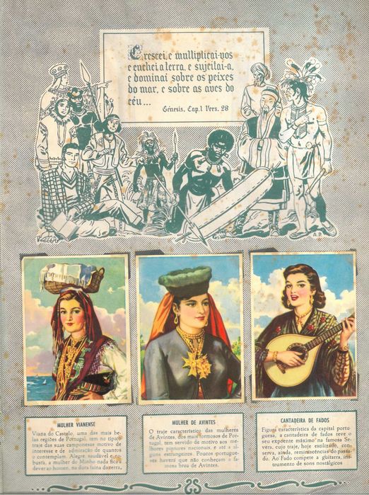 Cadernetas de Cromos pintados à Mão e esmaltados, portuguesas da década de 1950