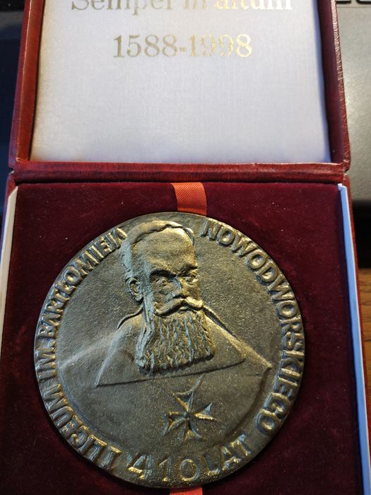 Plakieta z brązu z 1902r. - Stefan Schwartz