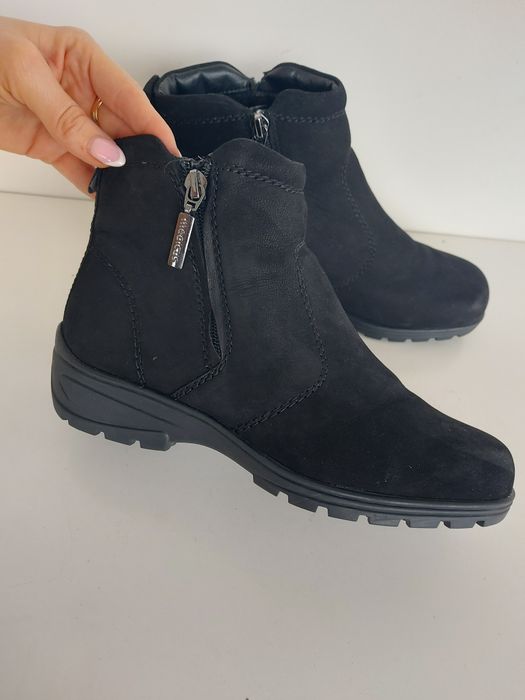 Buty damskie botki skórzane Medicus w rozmiarze 36