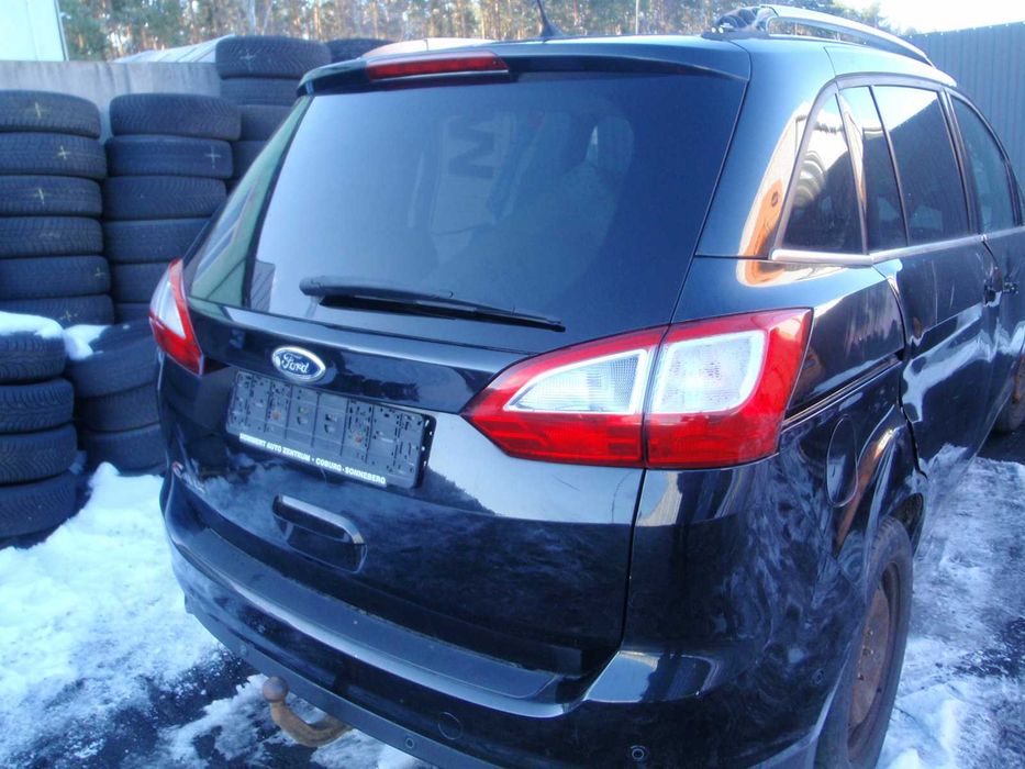 Ford C-Max Grand  klapa tylna,tył kolor FE CZARNA kompletna