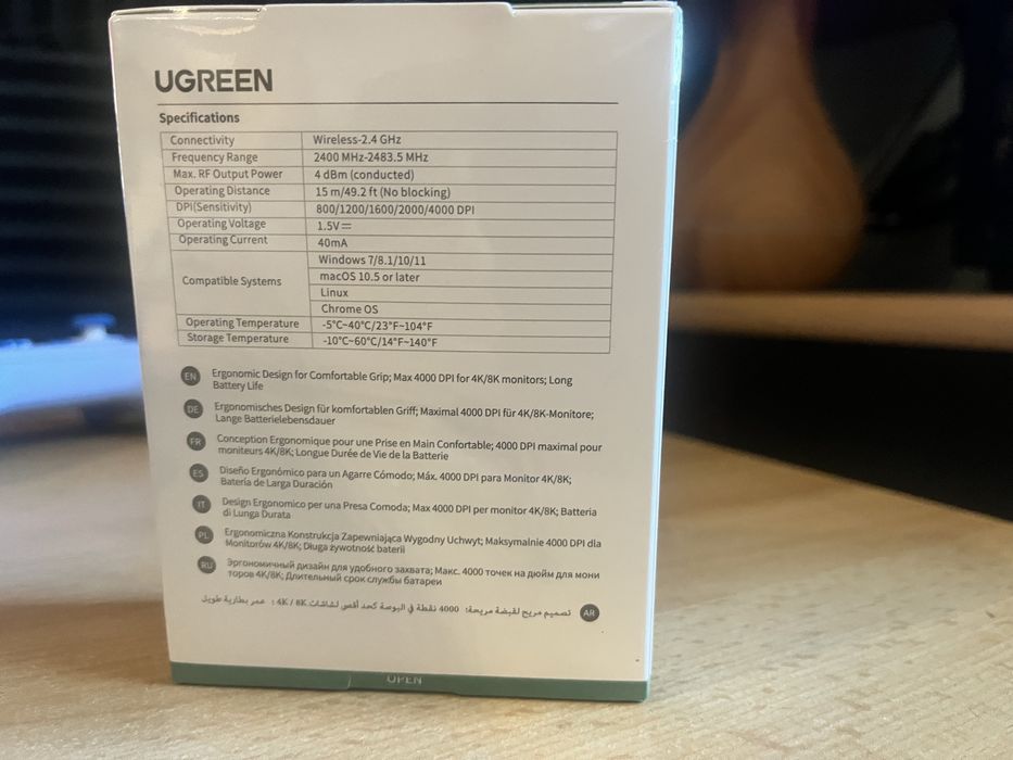 Myszka bezprzewodowa UGREEN