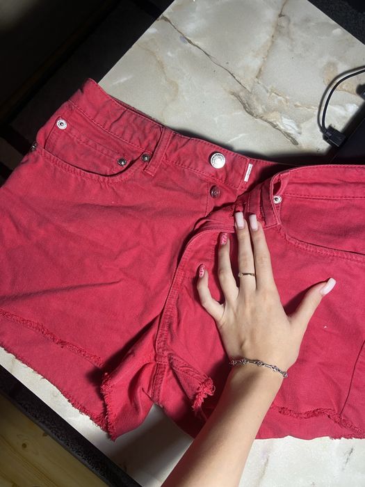 Яскраві рожеві шорти жіночі, mango