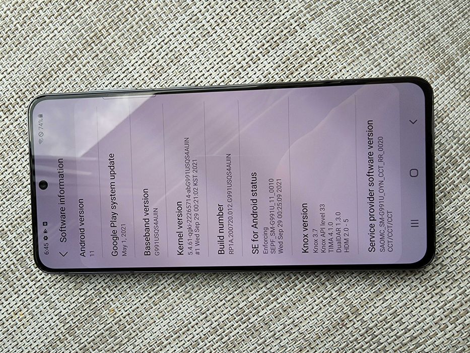Samsung Galaxy S21 SM-G991U 8/128GB Black NEW Snapdragon
