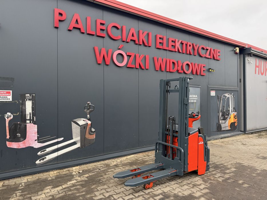 Paleciak elektryczny Linde L 14 ap 430 cm 1400 kg wózek Linde