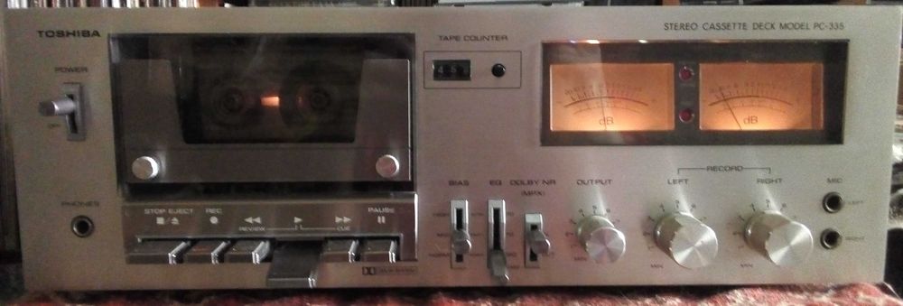 Проигрыватель винила Sanyo TP-1020UM, дека TOSHIBA PC-335