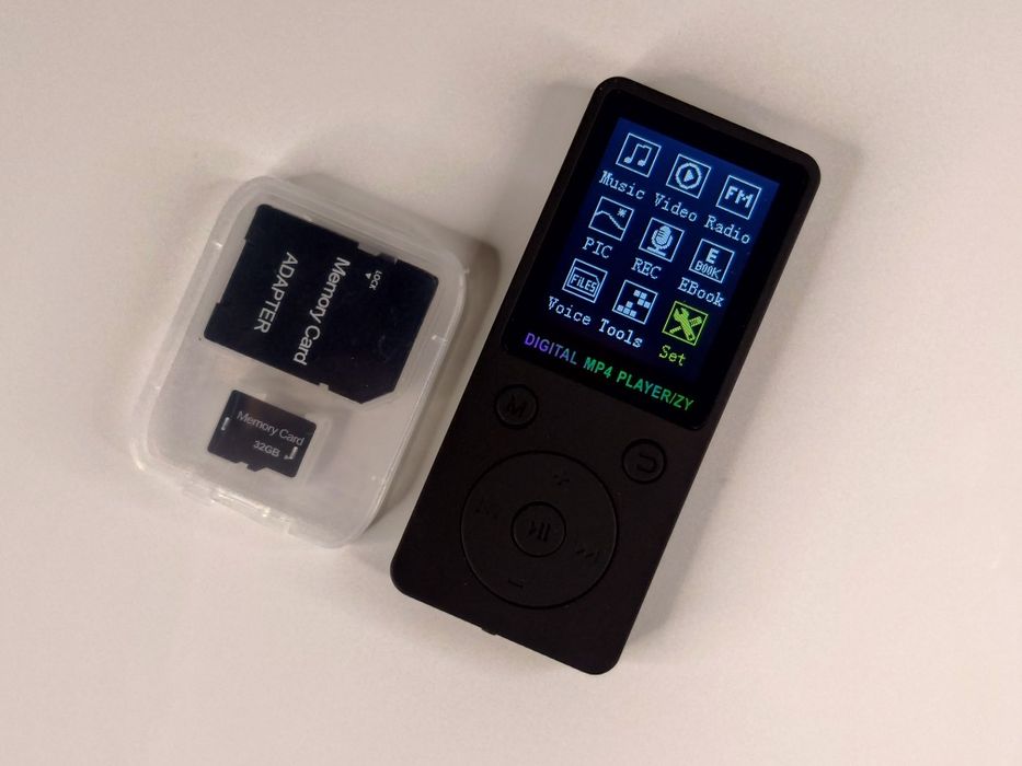 Odtwarzacz MP4 32GB muzyka video radio foto dyktafon e-book