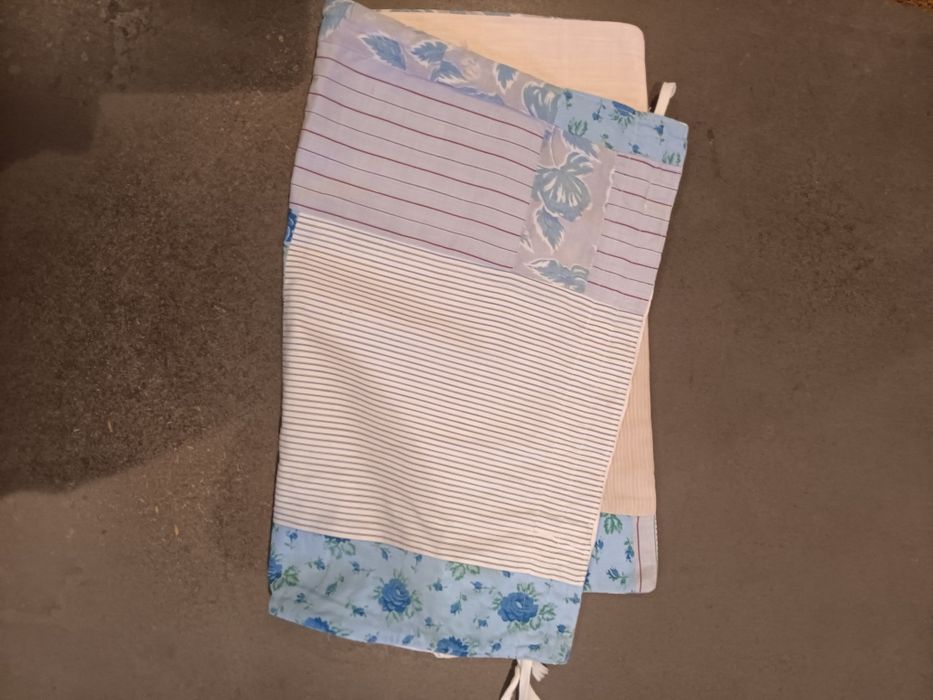 Antigo saco , centenário feito em varios tecidos