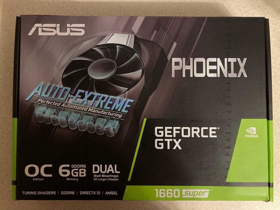 Відеокарта ASUS GeForce GTX1660 SUPER 6144Mb PHOENIX OC: 6 700 грн ...
